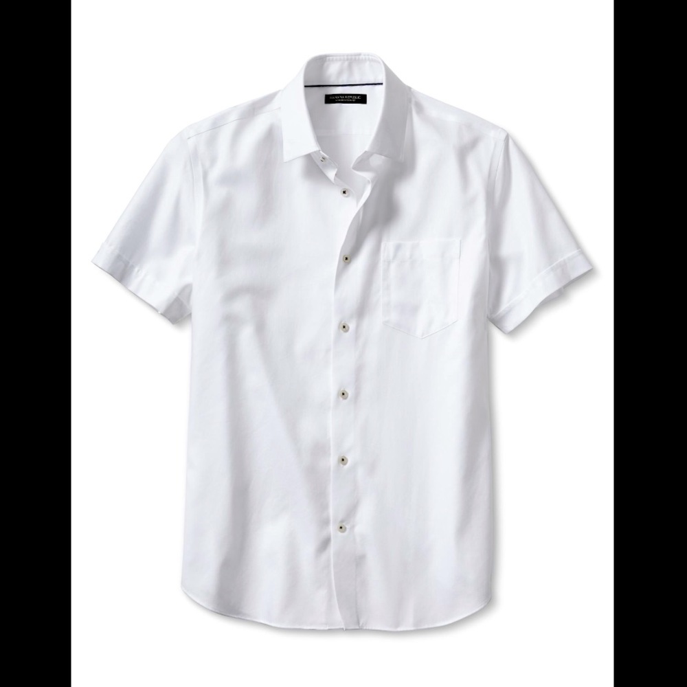 White Banana Republic Button Down